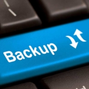 Backup button on computer keyboard