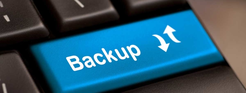 Backup button on computer keyboard