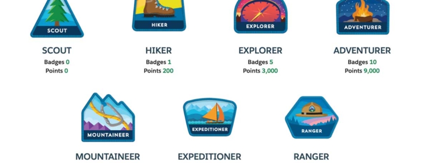 Salesfore Trailhead levels